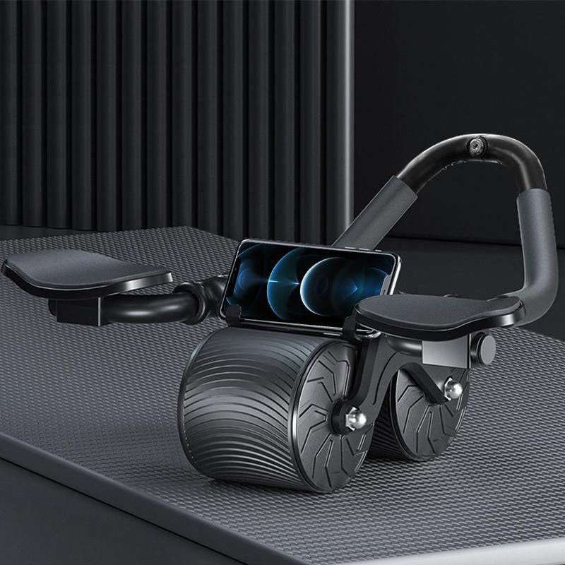 Abdominal Wheel, Abdominal Wheel Roller with Non-Slip Handle, Phone Holder Design Crunch Fitness Equipment for Home Gym, Gym Accessories for Men & Women, Gym Accessories, Exercise Equipment