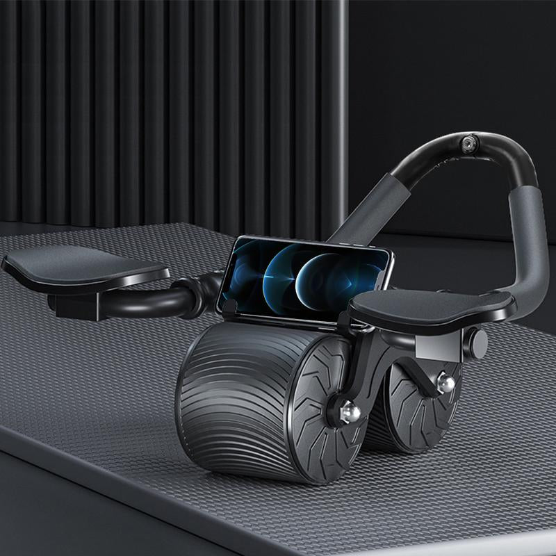 Abdominal Wheel, Abdominal Wheel Roller with Non-Slip Handle, Phone Holder Design Crunch Fitness Equipment for Home Gym, Gym Accessories for Men & Women, Gym Accessories, Exercise Equipment