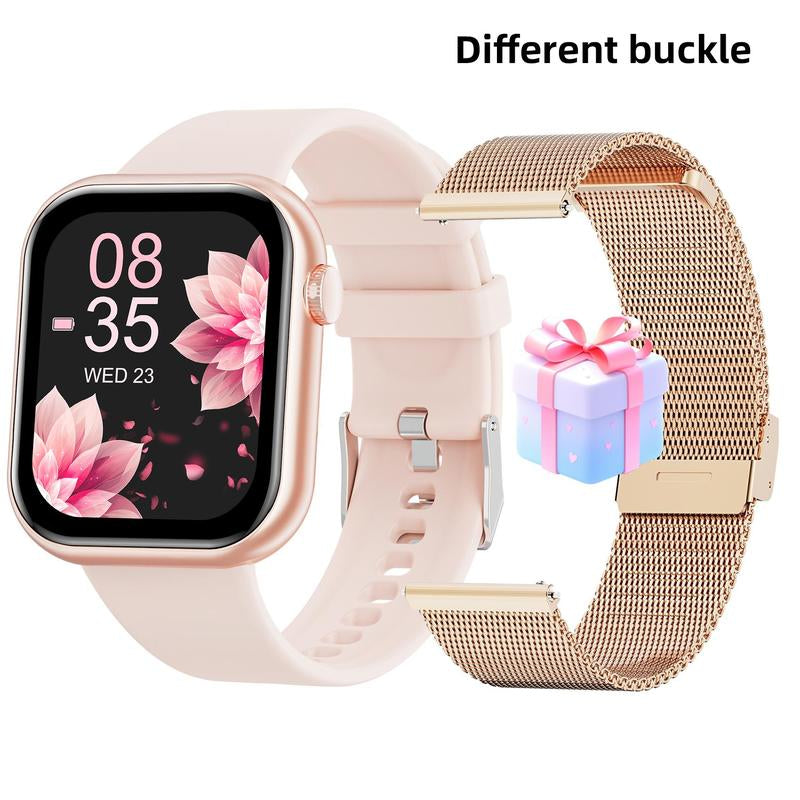 2025 New Multifunctional Men Women'S Smartwatch, 1.85-Inch Smart Watch with Answer/Make Calls/100+ Sports Modes/Message Reminder, IP67 Waterproof for Android Iphone, Gift