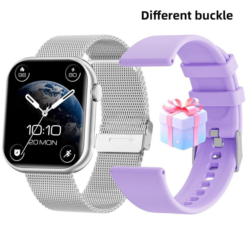 2025 New Multifunctional Men Women'S Smartwatch, 1.85-Inch Smart Watch with Answer/Make Calls/100+ Sports Modes/Message Reminder, IP67 Waterproof for Android Iphone, Gift