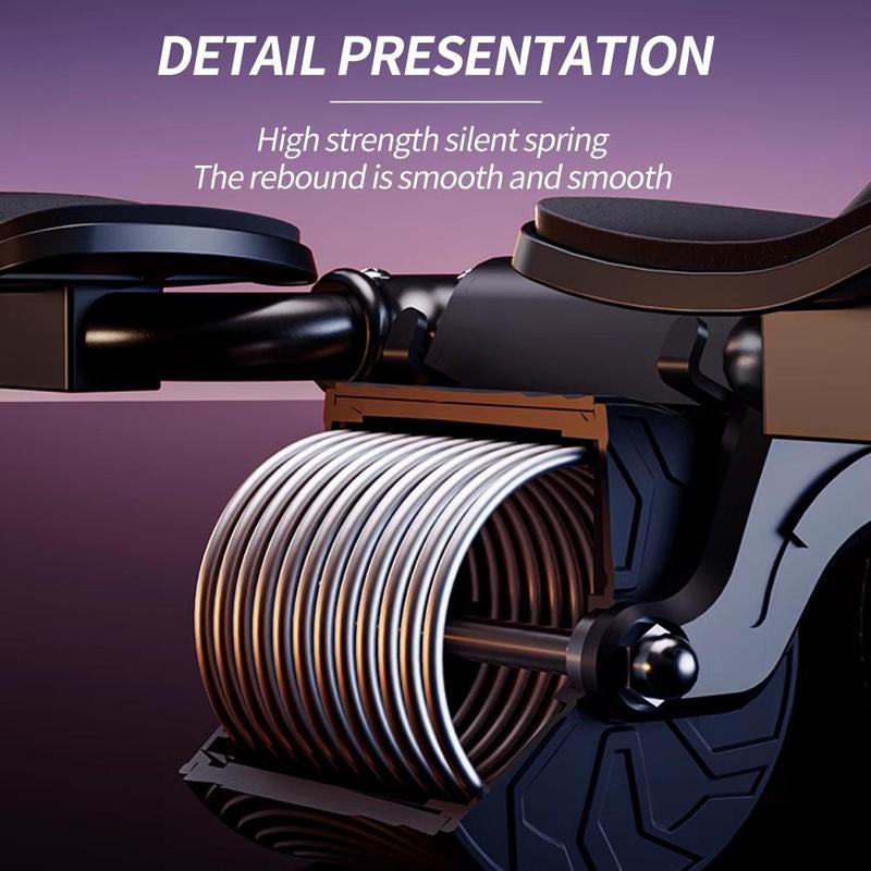 Abdominal Wheel, Abdominal Wheel Roller with Non-Slip Handle, Phone Holder Design Crunch Fitness Equipment for Home Gym, Gym Accessories for Men & Women, Gym Accessories, Exercise Equipment